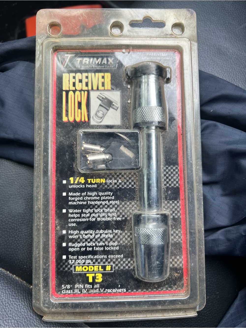Trailer Receiver Lock